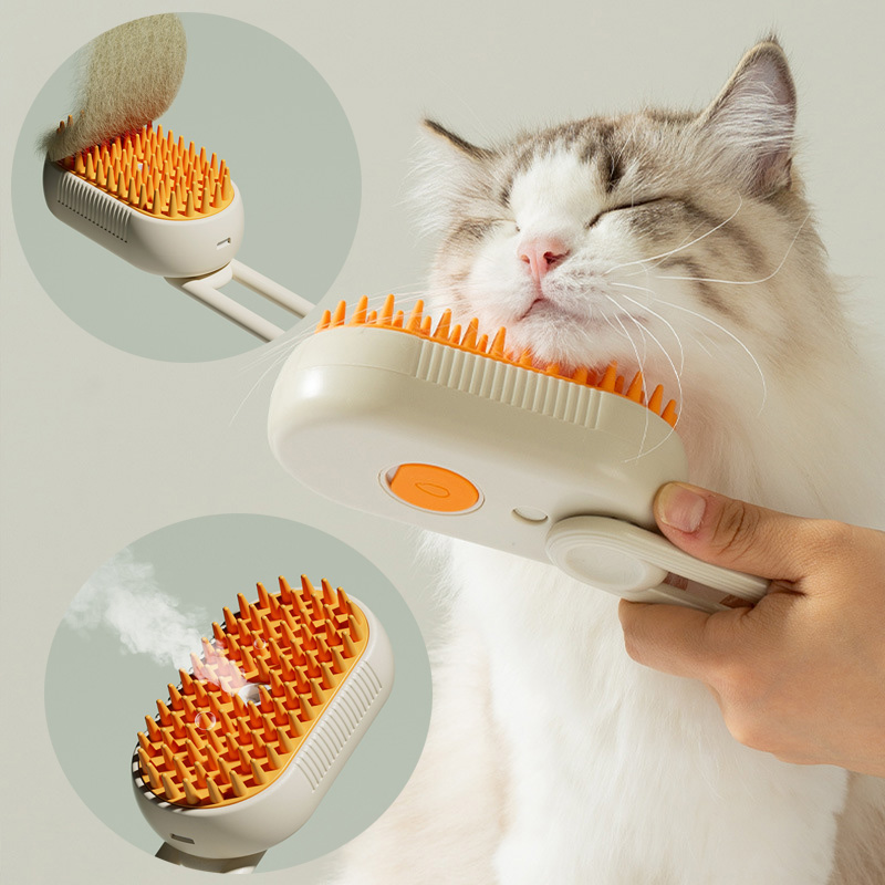 Power Tools Cat - Cats Steam Hair Brush 3in1 Pet