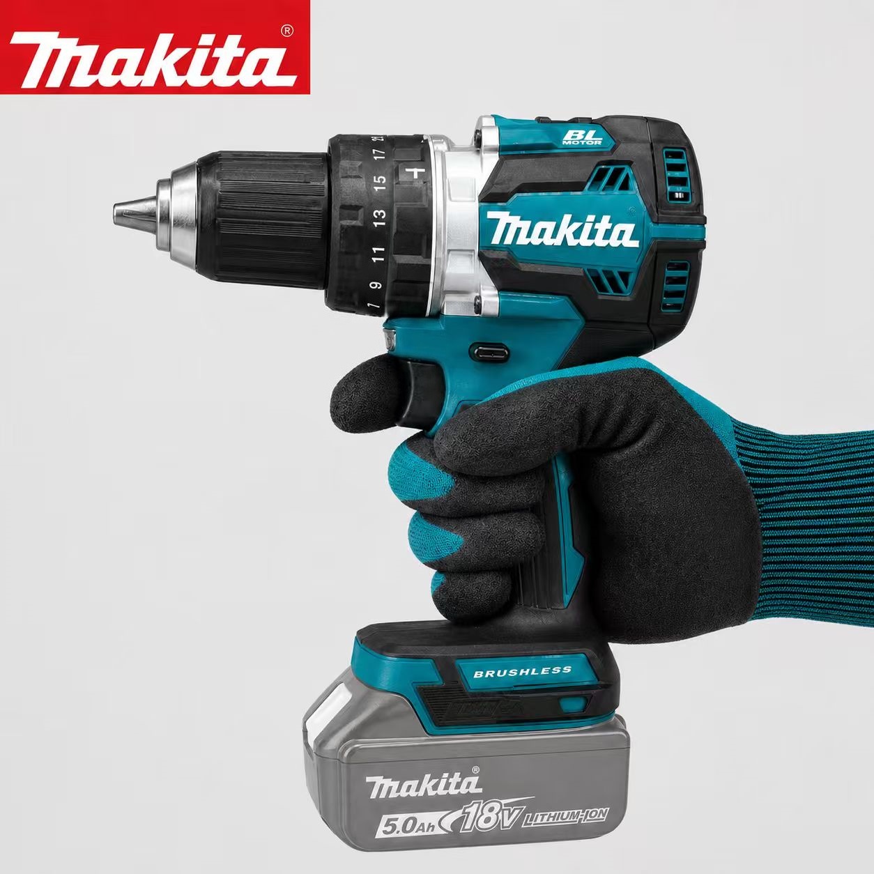 Power Tools Aeg - Makita DDF487 10mm Brushless Household 18V