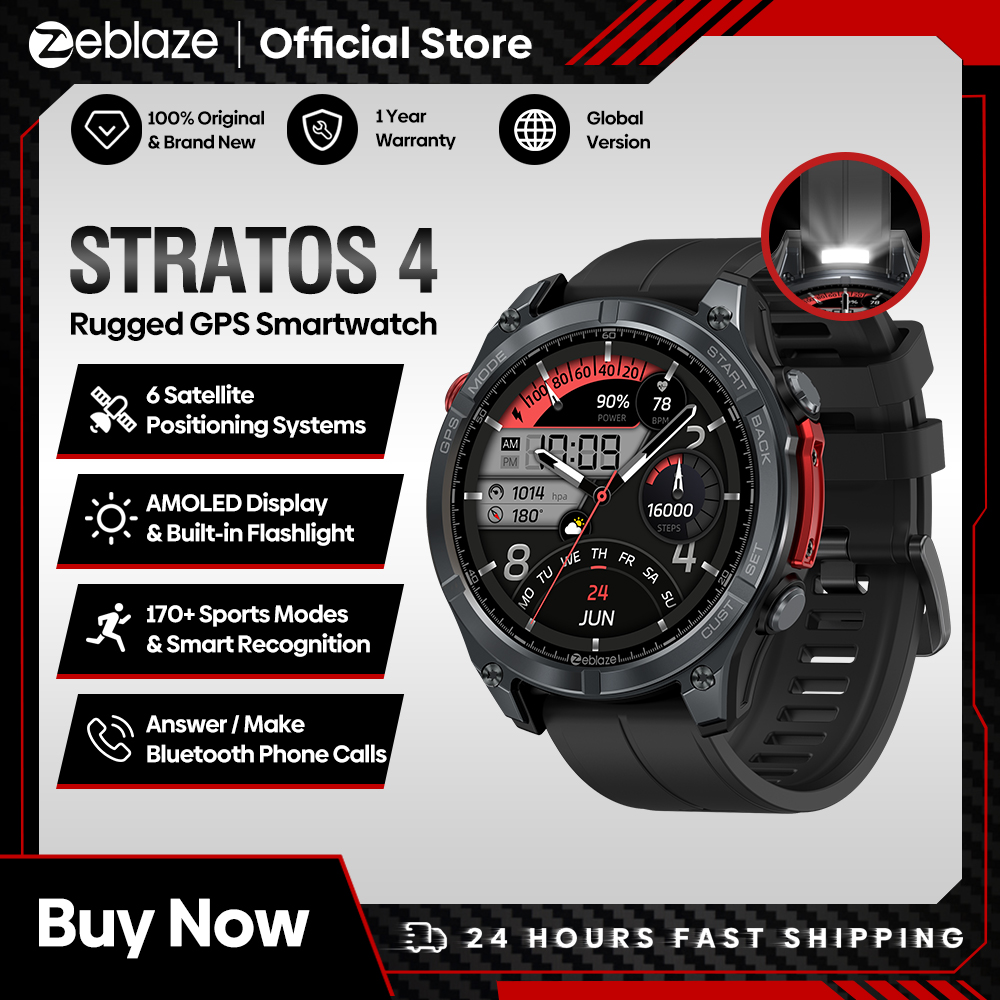 Power Tools World - NEW Zeblaze Stratos 4 GPS Smart