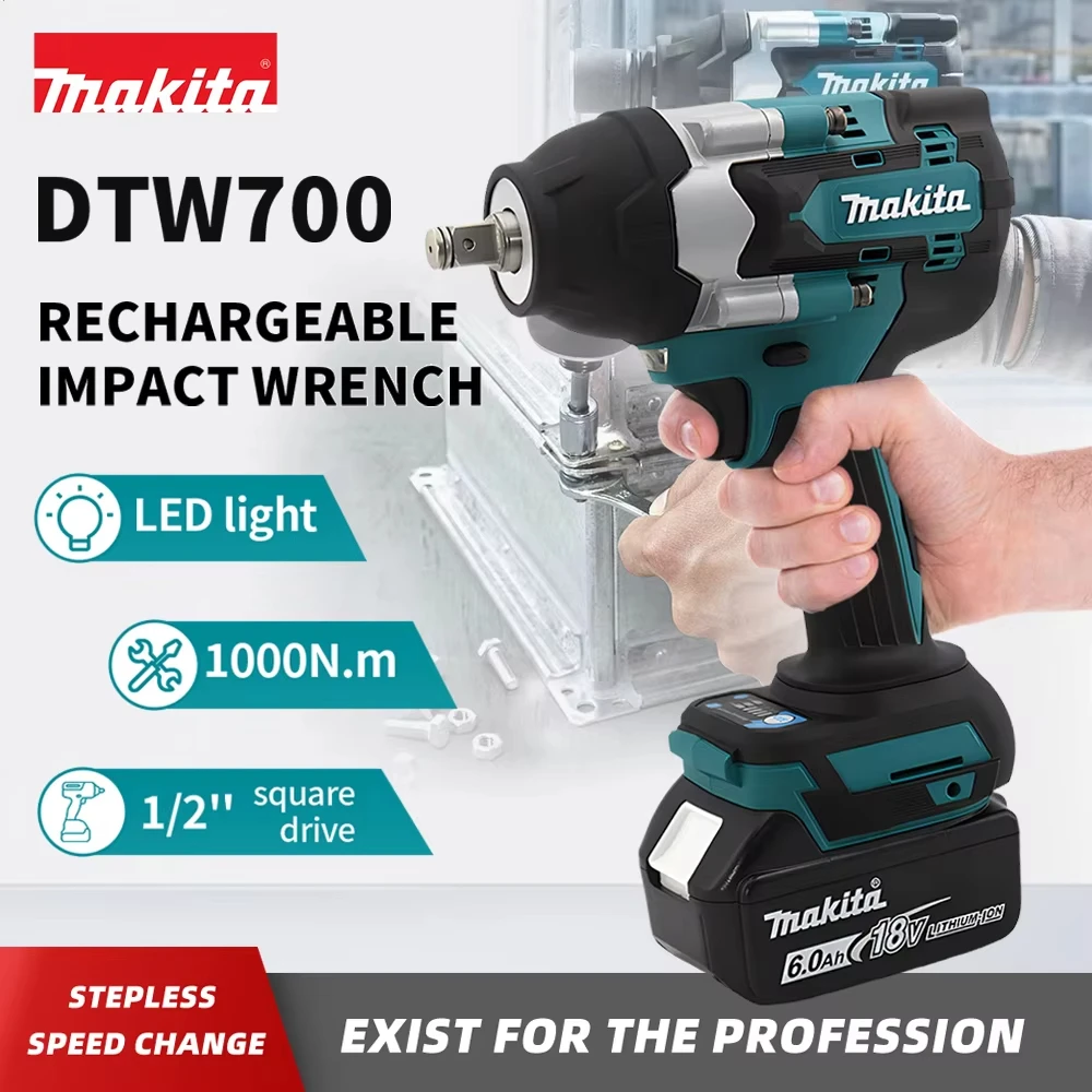 Power Tools Brand - Makita DTW700 18V Brushless Electric Wrench