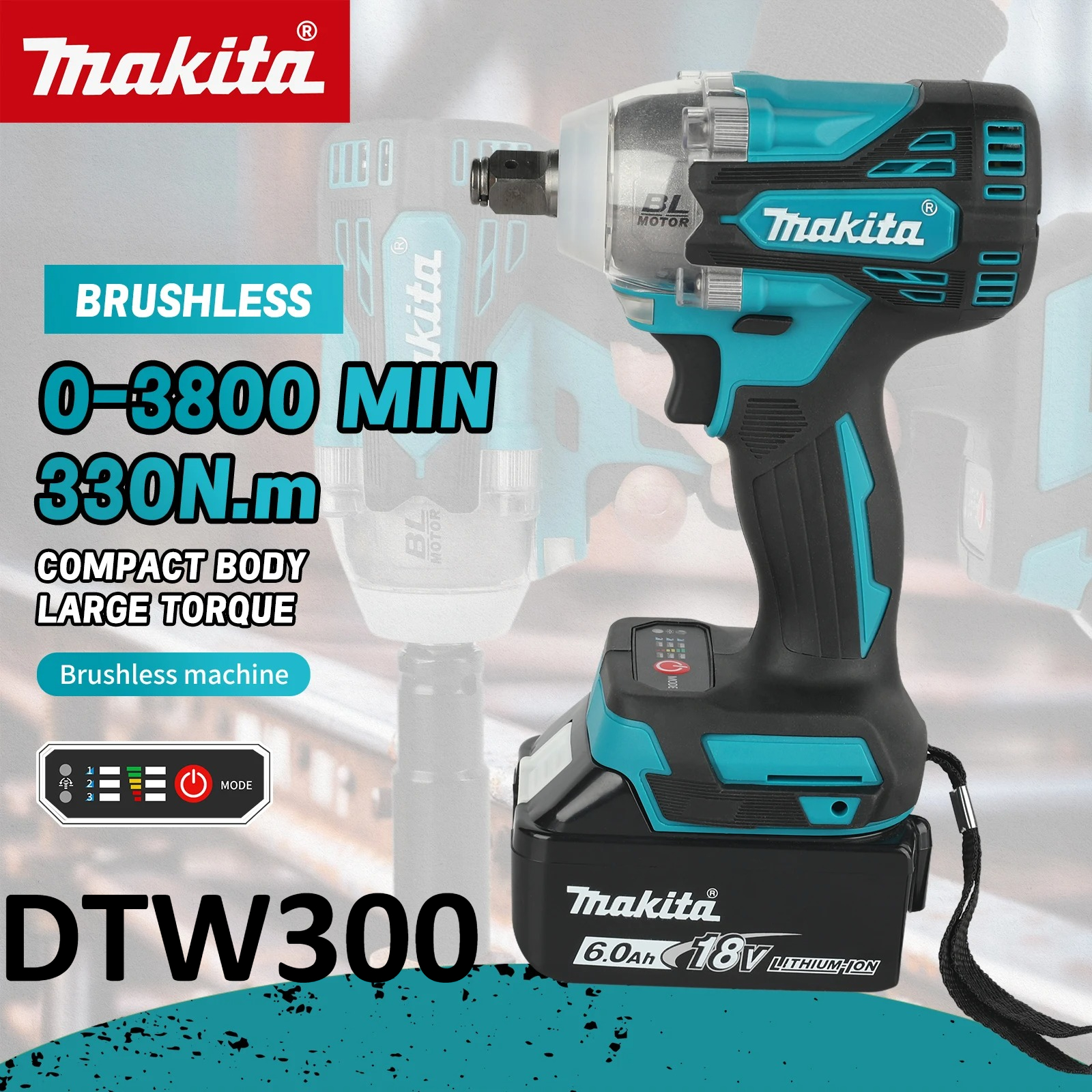 Power Tools For Sale - Makita DTW300 18V Tool Set Brushless