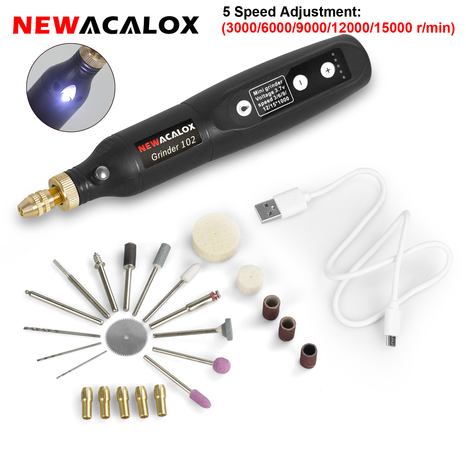 NEWACALOX Cordless Rotary Tool - Power Tools Aeg reseña y precio