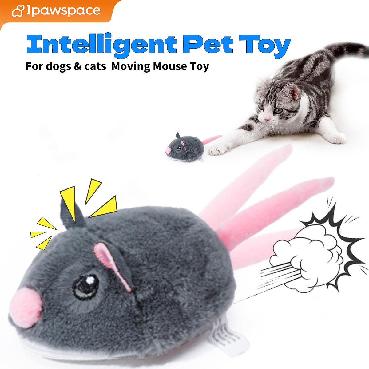 Electric Interactive Mouse Cat - Power Tools Cat reseña y precio