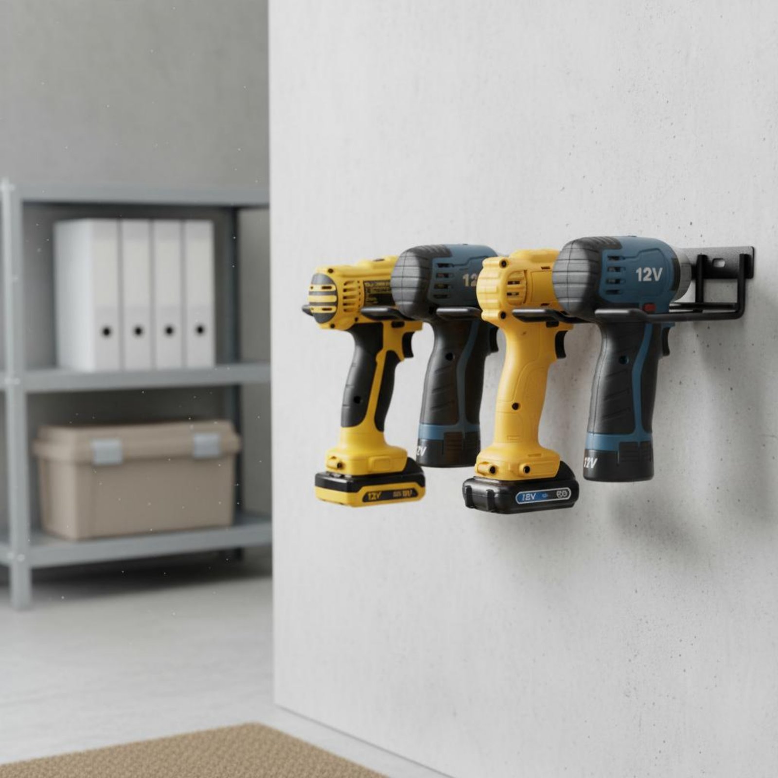 Wall Mount Drill Holder Easy I - Power Tools Workshop reseña y precio