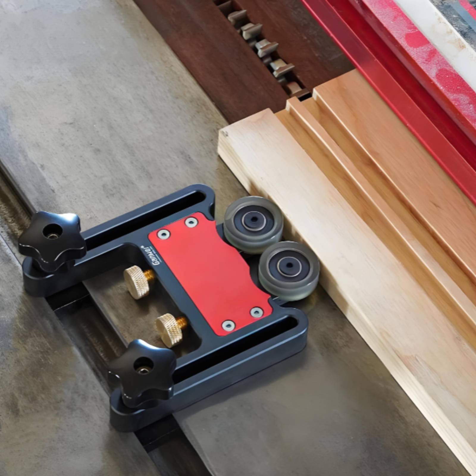 Featherboard Adjustable Table  - Power Tools Guide reseña y precio