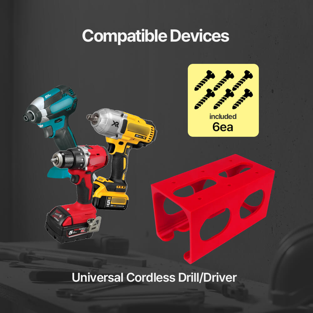 Universal 18V Drill Wall Mount - Power Tools Brand reseña y precio