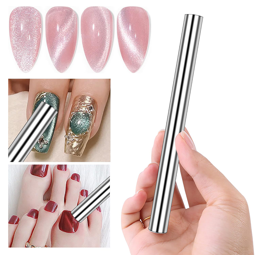 Cat's Eye Glass Bead Nail Art  - Power Tools Cat reseña y precio