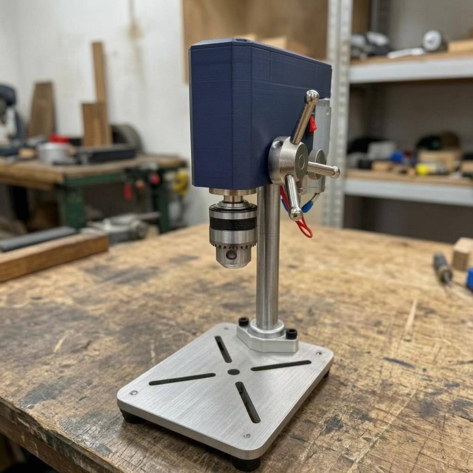 Mini Bench Drill Press Small S - Power Tools Workshop reseña y precio
