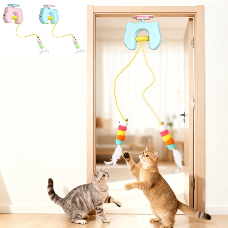Electric Cat Toy with 2 Ropes  - Power Tools Cat reseña y precio