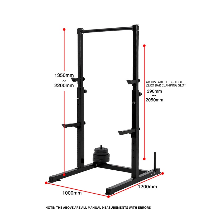 Adjustable Squat Rack Gym Squa - Power Quality Tools reseña y precio