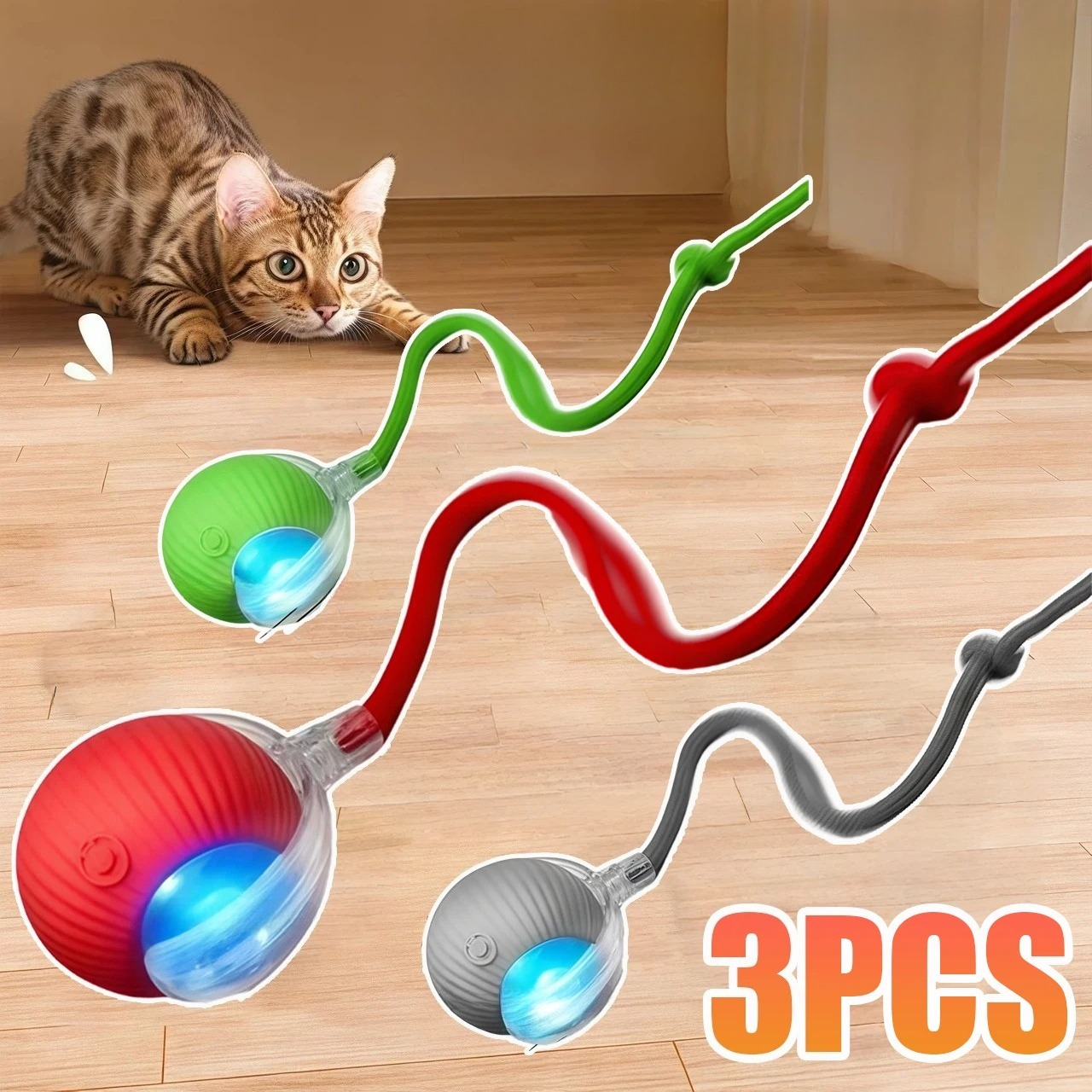 New Cat Interactive Ball Toy A - Power Tools Cat reseña y precio