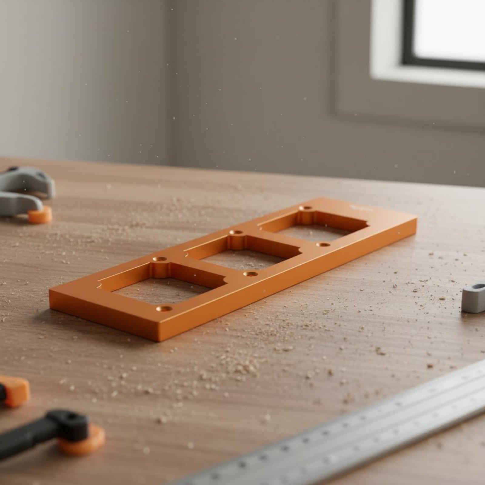 Socket Cutout Template Thicken - Power Tools Guide reseña y precio