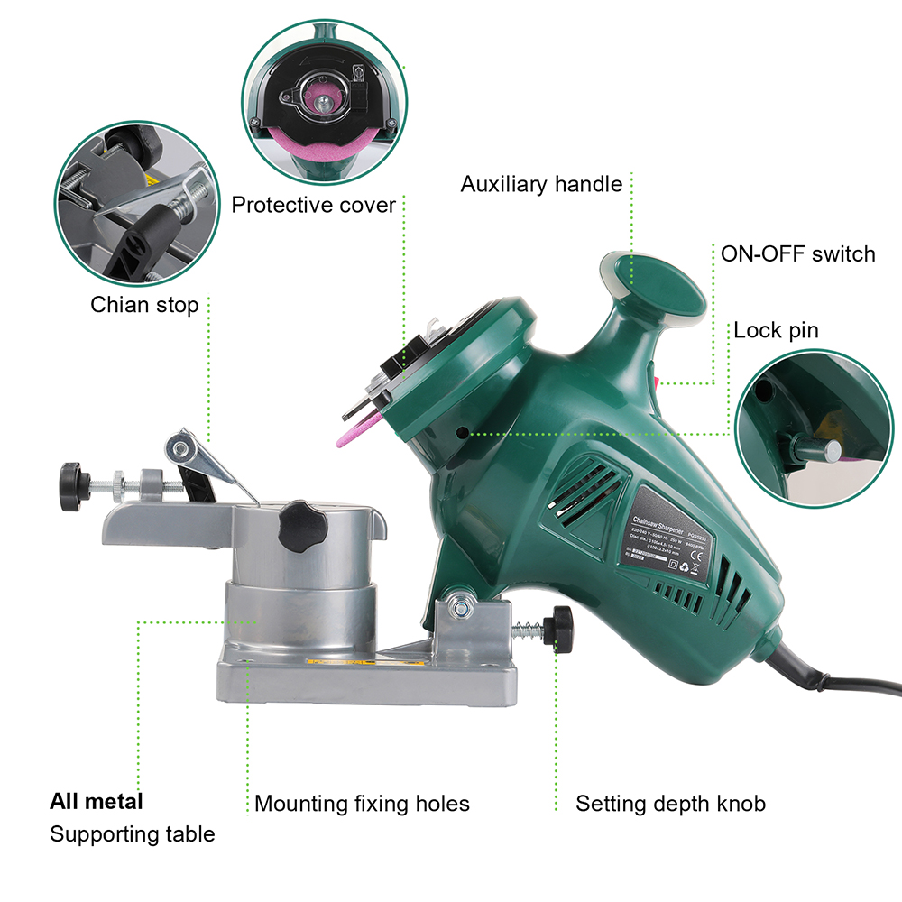 POSENPRO 250W ChainSaw Sharpen - Power Tools Brand reseña y precio