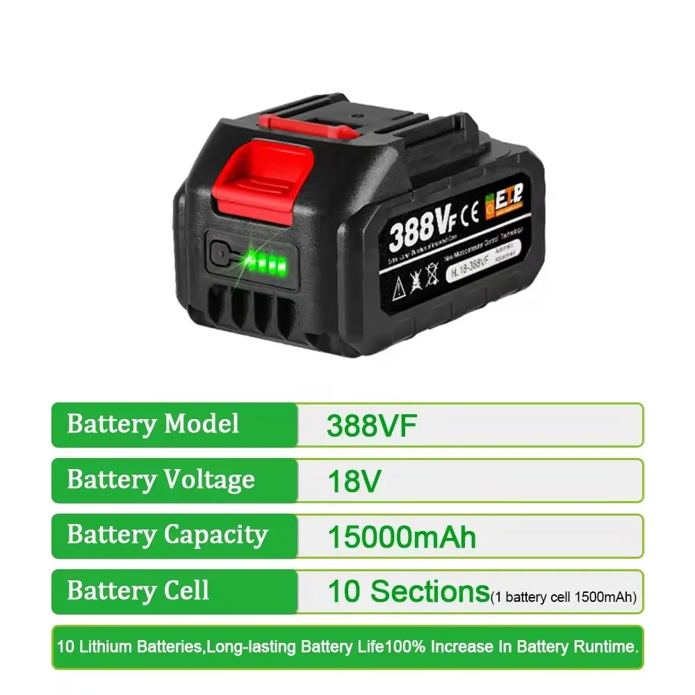 18V 388VF Battery 22500mah 150 - Power Tools For Sale reseña y precio