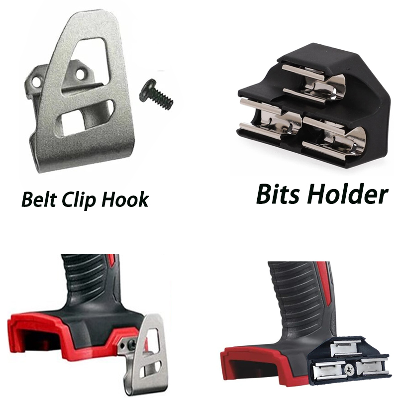 Bits Holder and Belt Clip Hook - Power Tools Rack reseña y precio