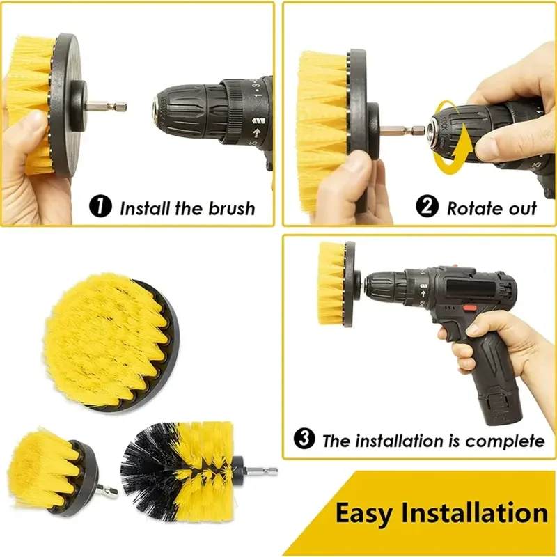 3 pcs/set drill brush set powe - Power Tools For Sale reseña y precio