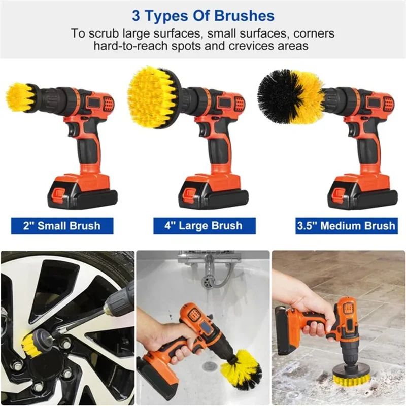 3 pcs/set drill brush set powe - Power Tools For Sale reseña y precio
