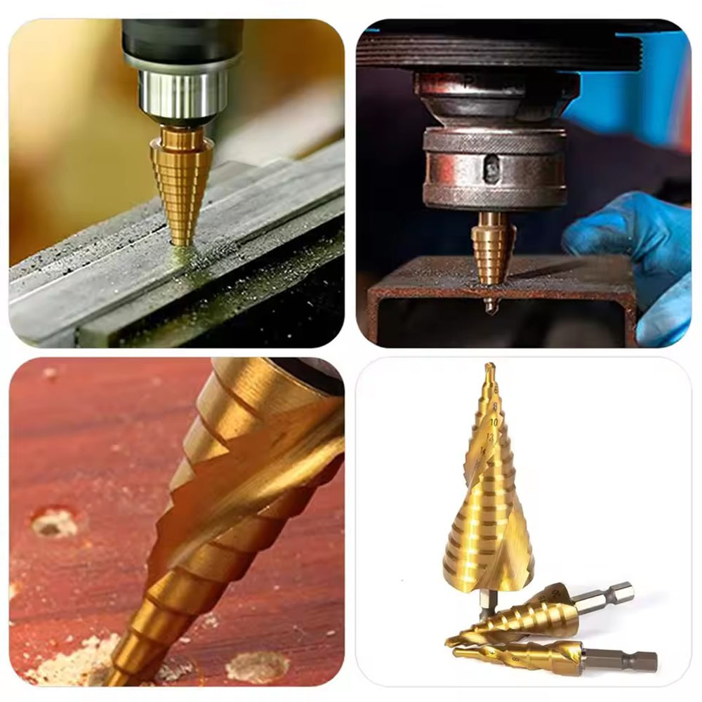 Titanium Plated Step Drill, He - Power Tools World reseña y precio