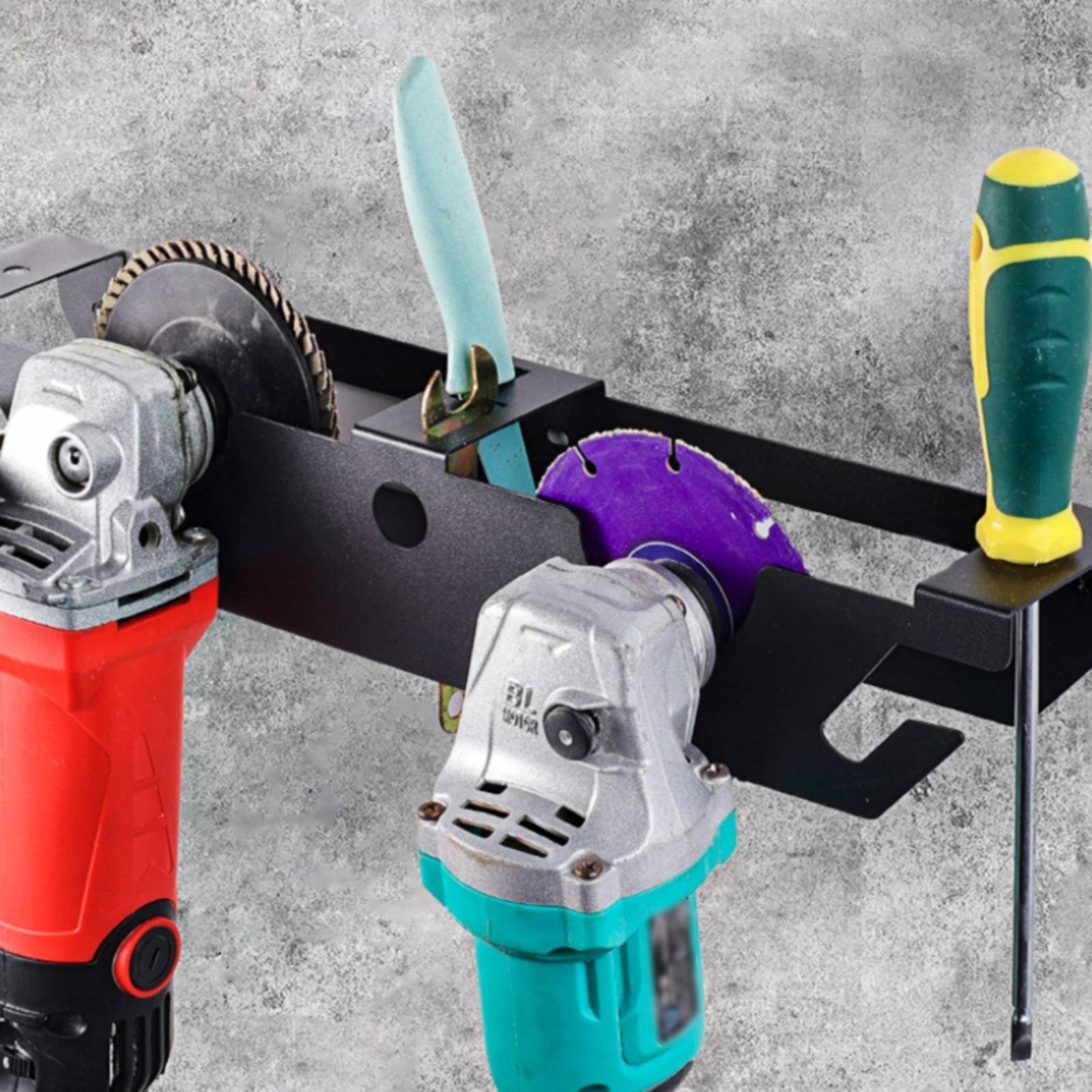 4 Bay Angle Grinder Rack Large - Power Tools Rack reseña y precio