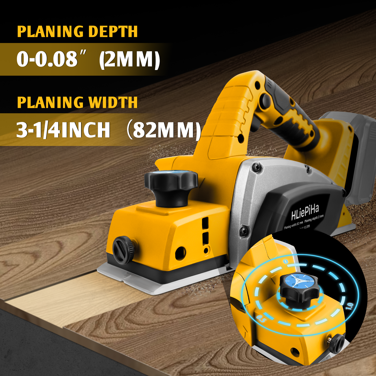 Brushless Electric Planer 82mm - Planer Handheld Electric reseña y precio