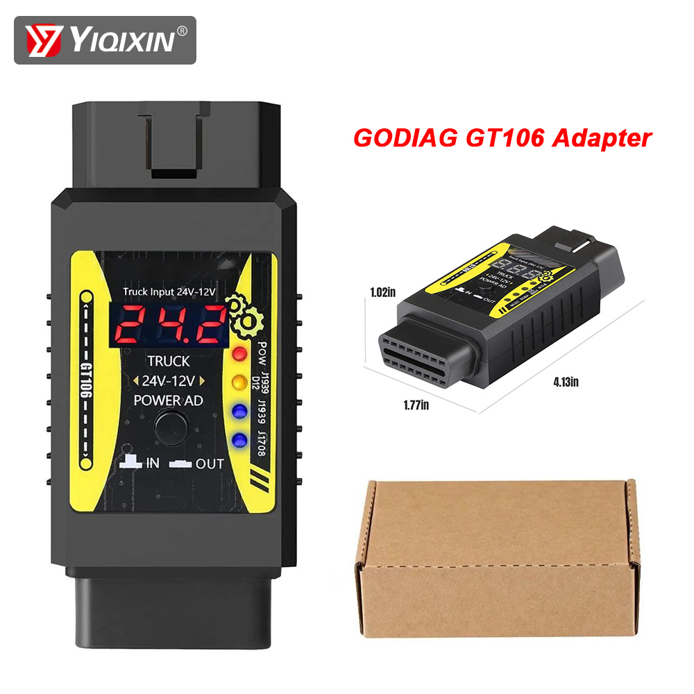 Godiag GT106 Plus Heavy Duty T - Power Quality Tools reseña y precio