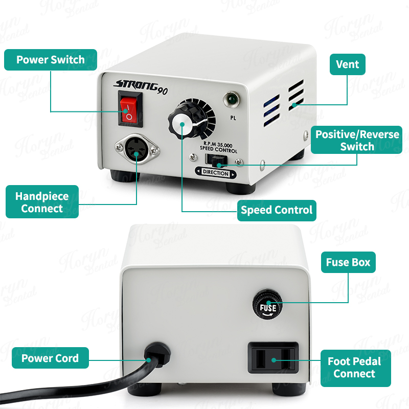 65W Strong 90 Micromotor 102L/ - Power Tools Brand reseña y precio