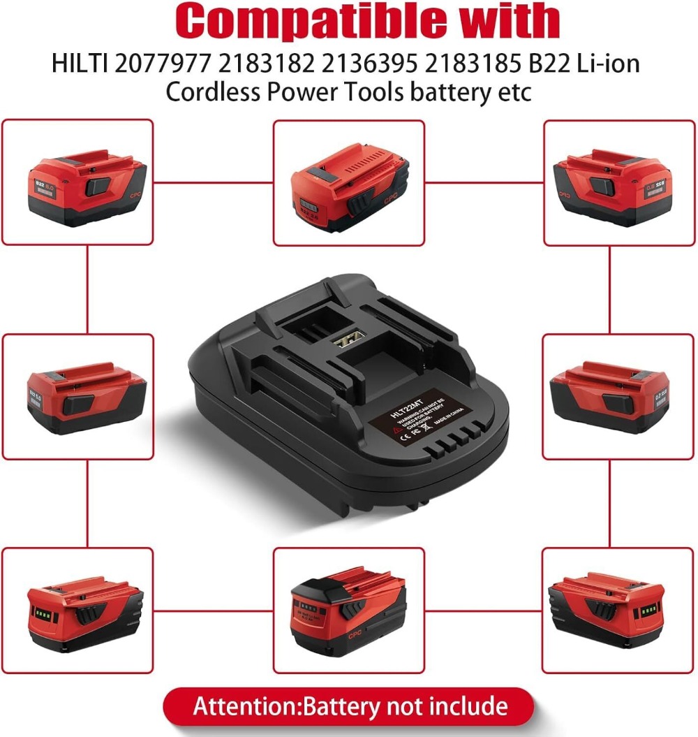 Battery Adapter for Hilti to f - Power Tools Hilti reseña y precio