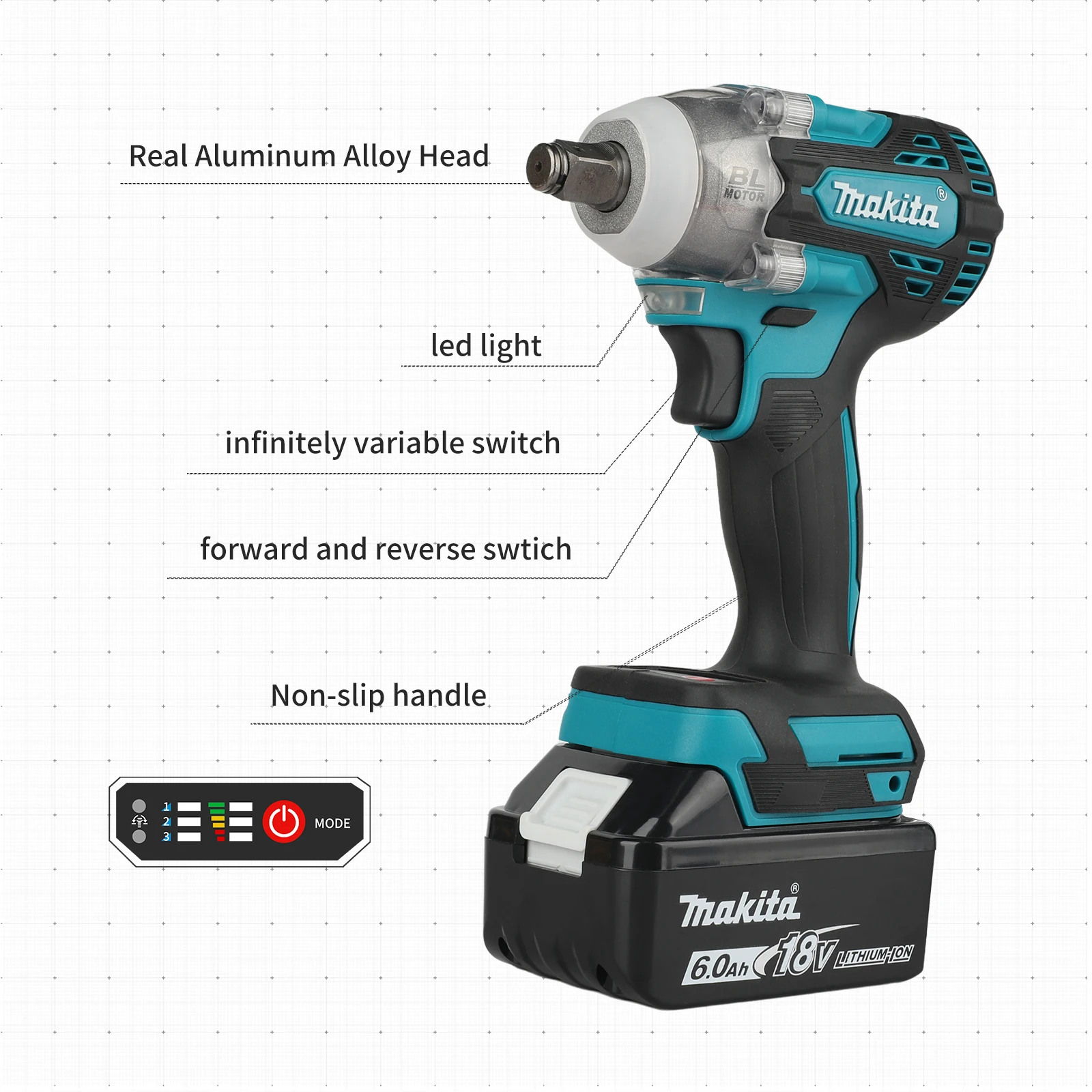 Makita DTW300 18V Tool Set Bru - Power Tools For Sale reseña y precio