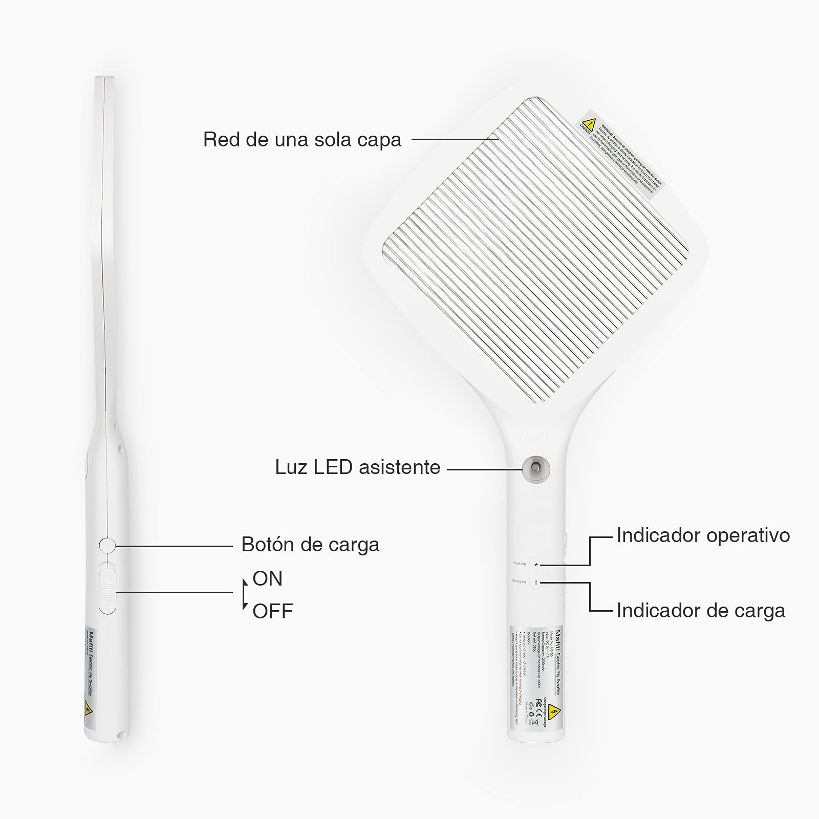 Mafiti Swatter Powerful USB Re - Power Quality Tools reseña y precio